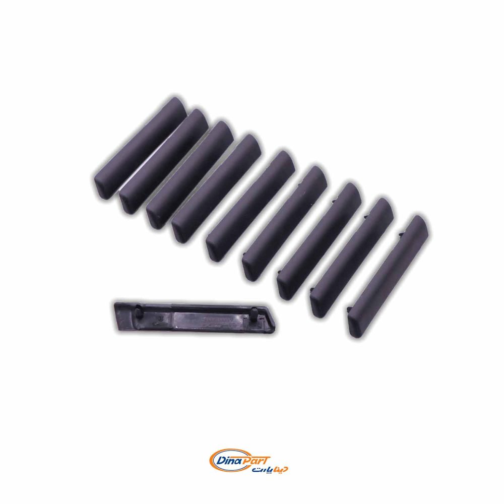 قاب انتهایی (ناخنی) گردگیر و نگهدارنده شیشه درب عقب چپ پژو 206